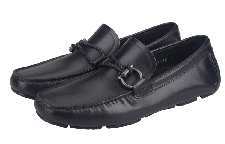 (W) FERRAGAMO Gancio Loafer 'Black Buckle' 圖 3