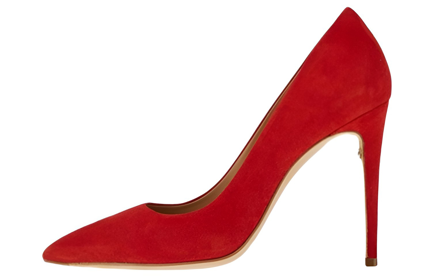 (Women) FERRAGAMO Pointed 110mm Suede Pumps 'Red' 01D268-999019