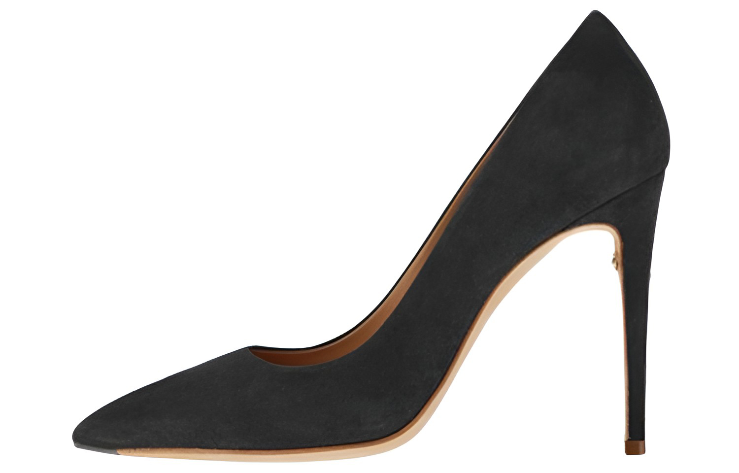 (W) FERRAGAMO Goatskin High Heel 'Black'