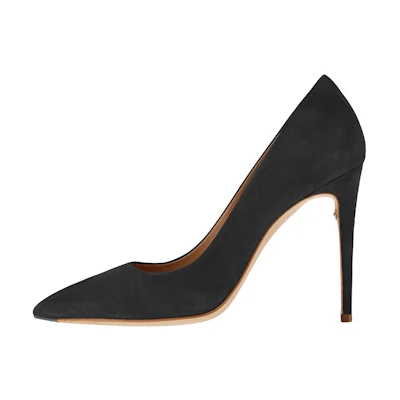 (W) FERRAGAMO Goatskin High Heel 'Black'