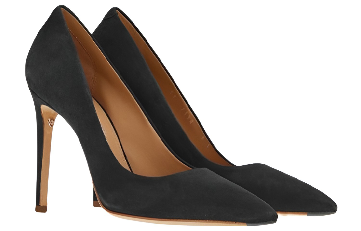 (W) FERRAGAMO Goatskin High Heel 'Black' 圖 2
