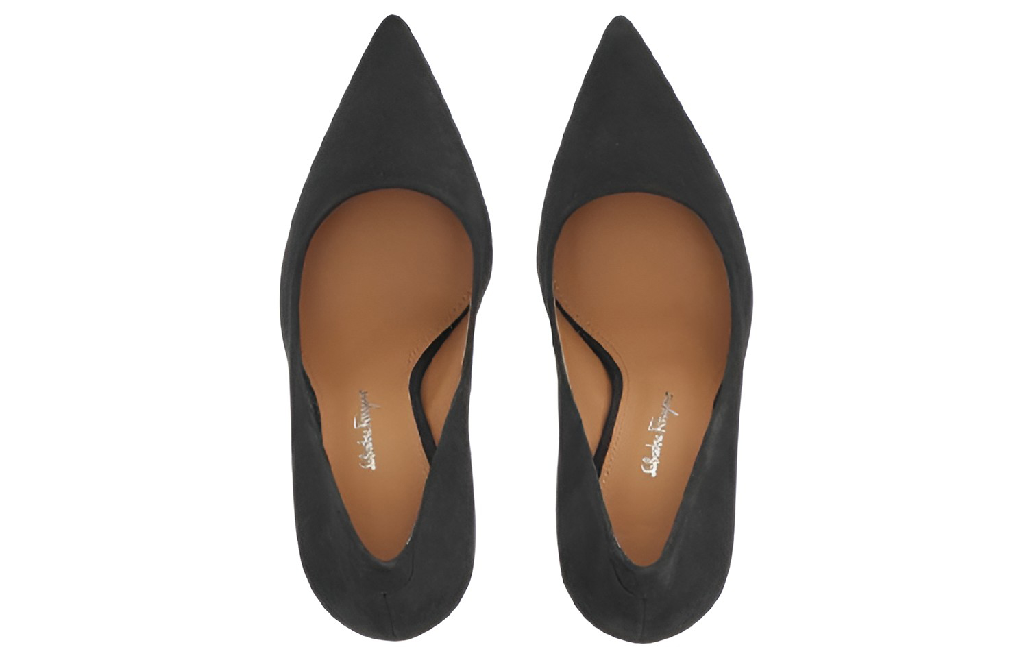 (W) FERRAGAMO Goatskin High Heel 'Black' 圖 4