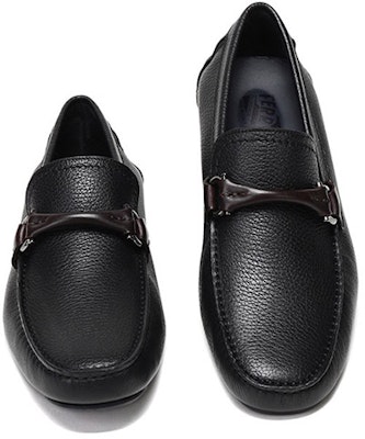 (Women) FERRAGAMO Granprix 'Black Leather Loafer' 029396-642823 Shop (Women) FERRAGAMO Granprix 'Black Leather Loafer' 029396-642823