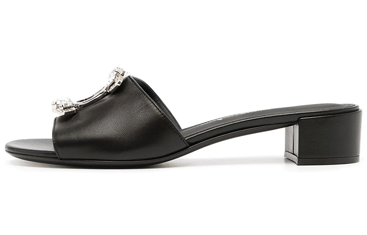 (Women) FERRAGAMO Henri 30 'Black Peep-Toe' 01A839-741146