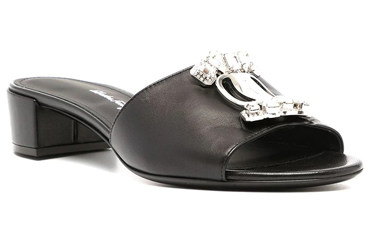 Order (W) FERRAGAMO Henri 30 ''Schwarze Peep-Toe'' 01A839-741146