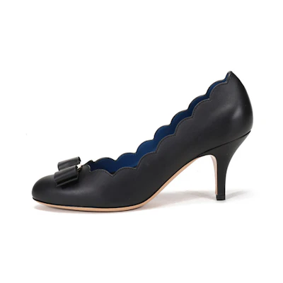 (W) FERRAGAMO High Heel 'Black Bow'