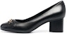 (W) FERRAGAMO Tumit Tinggi 'Kulit Hitam' 01A858-741233
