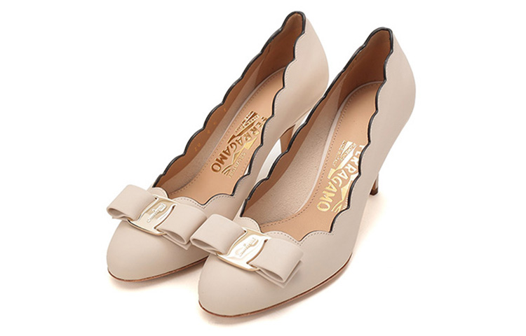 (W) FERRAGAMO High Heel 'Bone Bow' 圖 3