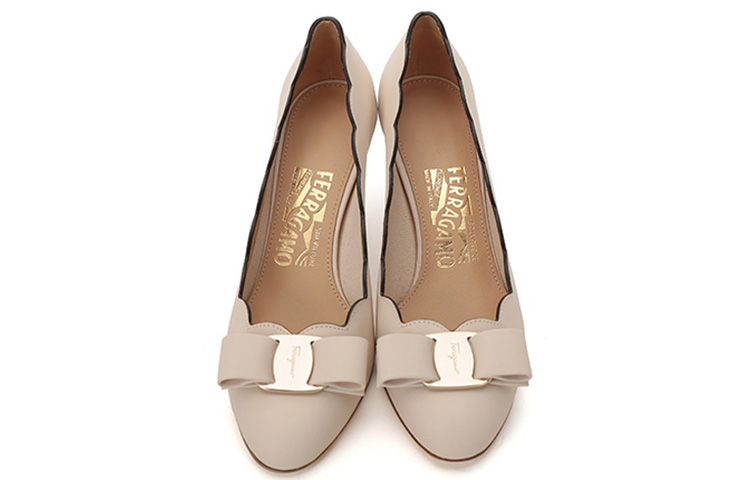(W) FERRAGAMO High Heel 'Bone Bow' 圖 4