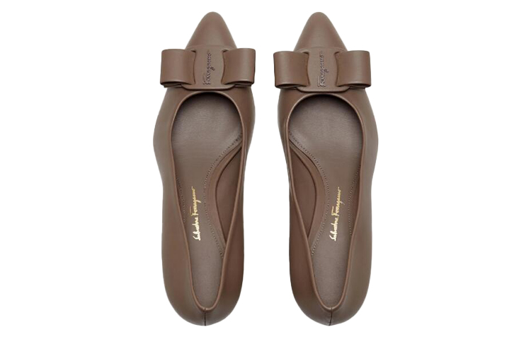 (W) FERRAGAMO High Heel 'Grey Brown' 圖 3