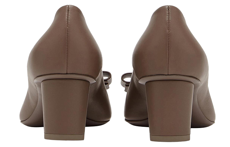 (W) FERRAGAMO High Heel 'Grey Brown' 圖 4