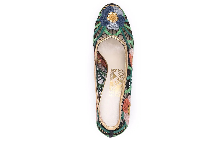 (W) FERRAGAMO High Heel 'Multicolor Cut-Out Floral' 圖 3