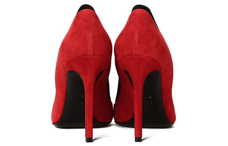 (W) FERRAGAMO High Heel 'Red Black Velvet' 圖 5