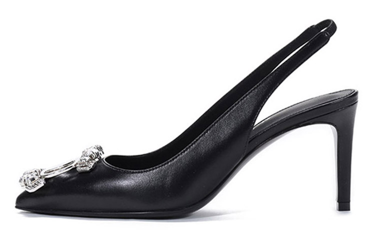 (Women) FERRAGAMO Hiroshi 'Black Studded High Heel Sandals' 01A584-741137