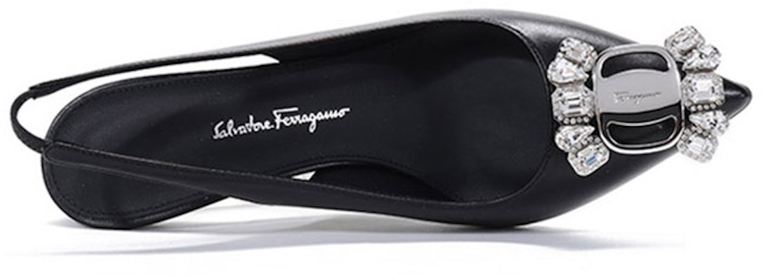 (Women) FERRAGAMO Hiroshi 'Black Studded High Heel Sandals' 01A584-741137 Purchase (Women) FERRAGAMO Hiroshi 'Black Studded High Heel Sandals' 01A584-741137