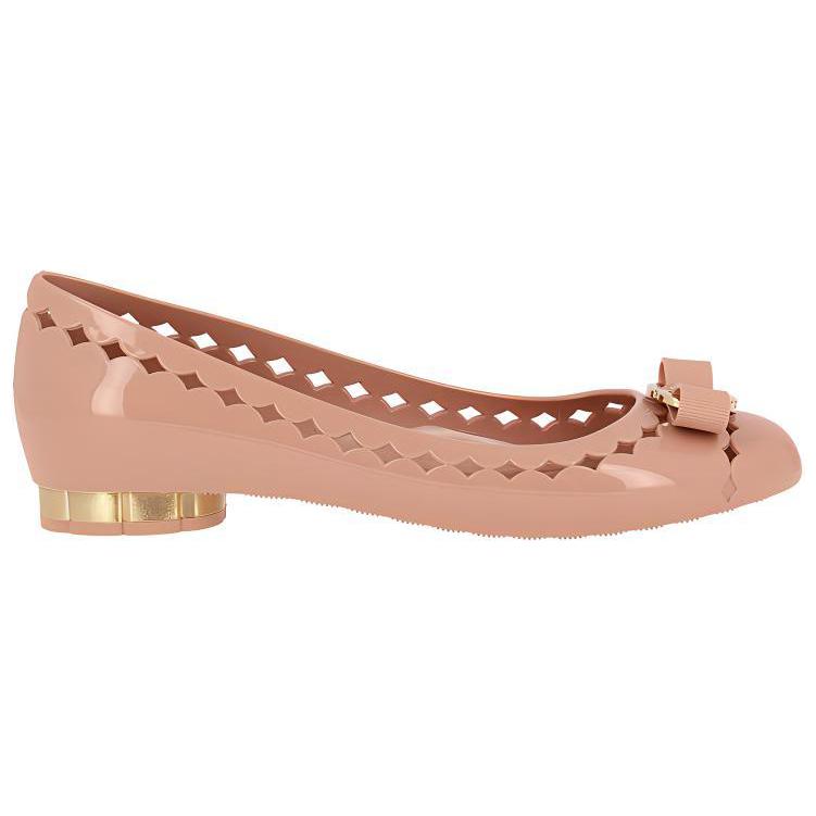 (W) FERRAGAMO Jelly Flat 'Pink Bow Cut-Out' 圖 2