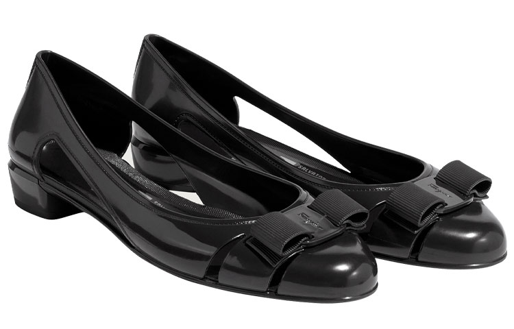 Details for (W) FERRAGAMO Vara 'Negro Jelly' 035656-726363