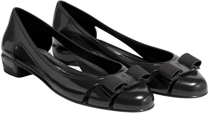 (W) FERRAGAMO Vara 'Negro Jelly' 035656-726363 Details for (W) FERRAGAMO Vara 'Negro Jelly' 035656-726363