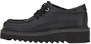 Buy (Women) FERRAGAMO Lace-Up Flat 'Black Sheepskin' 01D950-756790