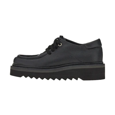(W) FERRAGAMO Lace Up 'Black'
