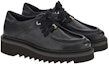 Order (Women) FERRAGAMO Lace-Up Flat 'Black Sheepskin' 01D950-756790