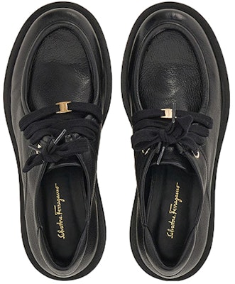 (W) 페라가모 블랙 시어링 플랫 (Ferragamo Black Shearing Flat) 01D950-756790 Lookbook (W) 페라가모 블랙 시어링 플랫 (Ferragamo Black Shearing Flat) 01D950-756790