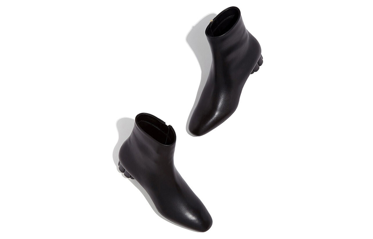(W) FERRAGAMO Leather Ankle Boots 'Black Zipper Detail' 圖 3