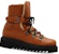 (W) FERRAGAMO But Ankle Kulit 'Warm Brown Lace-Up' 01E240-756770