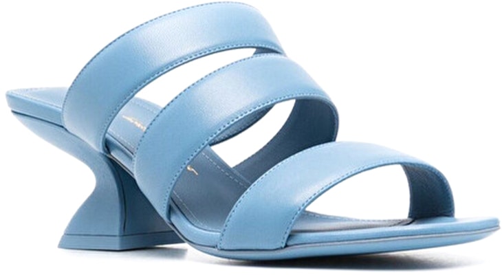(W) Sandalias de Tacón Ancho de Cuero FERRAGAMO 'Azul Cielo' 01B633-743786 Lookbook (W) Sandalias de Tacón Ancho de Cuero FERRAGAMO 'Azul Cielo' 01B633-743786