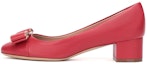 Buy (Women) FERRAGAMO Leather Bow High Heels 'Red' 01N555-692155