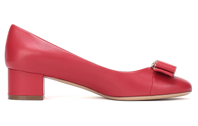 Order (W) Tacchi Alti in Pelle con Fiocco FERRAGAMO ''Rosso'' 01N555-692155