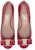 (Women) FERRAGAMO Leather Bow High Heels 'Red' 01N555-692155