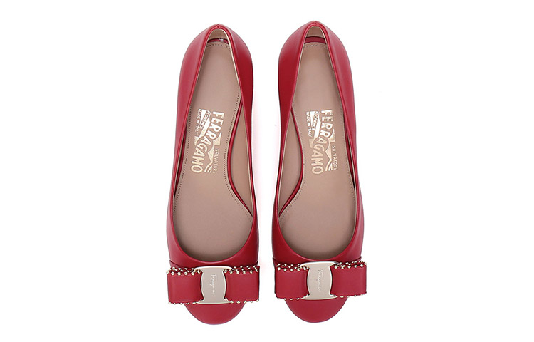 Shop (W) Tacchi Alti in Pelle con Fiocco FERRAGAMO ''Rosso'' 01N555-692155