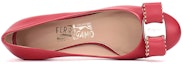 Purchase (Women) FERRAGAMO Leather Bow High Heels 'Red' 01N555-692155