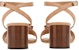 (W) Sandal Tumit Blok Berhujung Empat Berkulit FERRAGAMO 'Beige' 01F915-763191