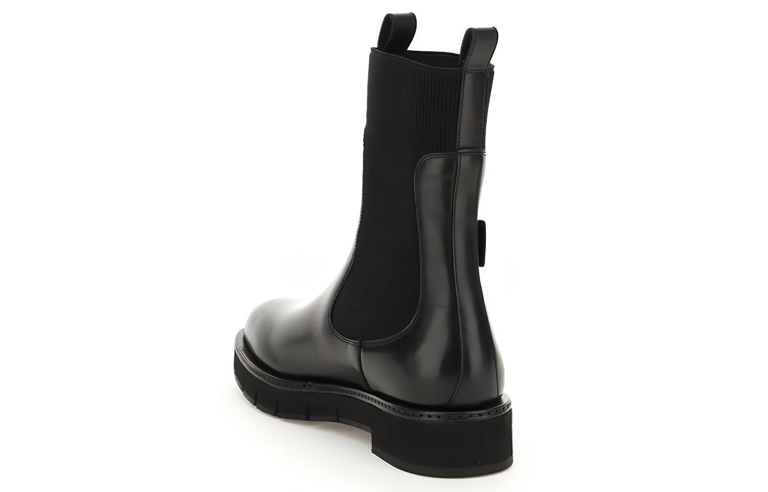Lookbook (W) FERRAGAMO Leder Chelsea Stiefel ''Schwarz'' 1D5150-753853