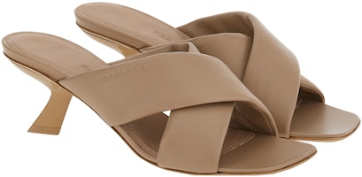 (W) Ferragamo皮革交叉带粗跟凉鞋“米色” 01F939-761900 Lookbook (W) Ferragamo皮革交叉带粗跟凉鞋“米色” 01F939-761900