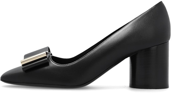 FERRAGAMO菲拉格慕 皮革 時尚圓頭 粗跟 高筒鞋 女款 黑色 Buy FERRAGAMO菲拉格慕 皮革 時尚圓頭 粗跟 高筒鞋 女款 黑色