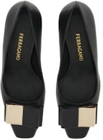 (W) FERRAGAMO Zapatos de Cuero Punta Redonda Tacón Grueso 'Negro' 01F619-763168 Shop (W) FERRAGAMO Zapatos de Cuero Punta Redonda Tacón Grueso 'Negro' 01F619-763168