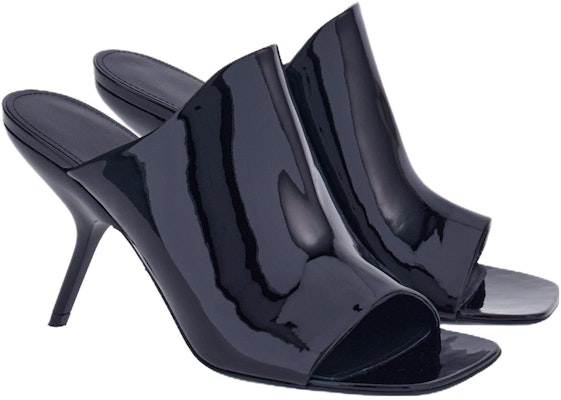 (Women) FERRAGAMO Leather High Heel Mule 'Black Comfort Square Toe' 01G519-767910 Order (Women) FERRAGAMO Leather High Heel Mule 'Black Comfort Square Toe' 01G519-767910