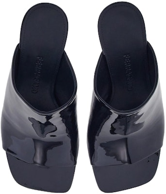 (Women) FERRAGAMO Leather High Heel Mule 'Black Comfort Square Toe' 01G519-767910 Lookbook (Women) FERRAGAMO Leather High Heel Mule 'Black Comfort Square Toe' 01G519-767910
