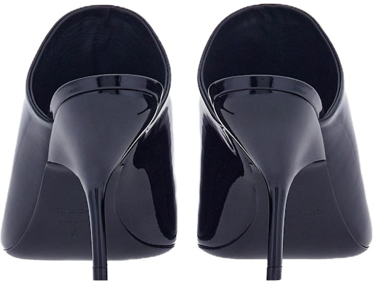 (Women) FERRAGAMO Leather High Heel Mule 'Black Comfort Square Toe' 01G519-767910 Shop (Women) FERRAGAMO Leather High Heel Mule 'Black Comfort Square Toe' 01G519-767910