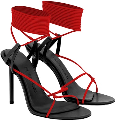 (W) フェラガモ レザー レースアップ Peep Toe サンダル (黒) 01F124-760692 Order (W) フェラガモ レザー レースアップ Peep Toe サンダル (黒) 01F124-760692