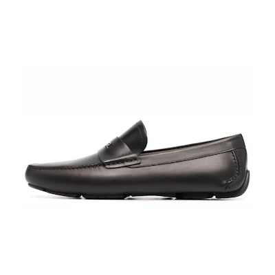 (W) FERRAGAMO Leather Loafers 'Black'