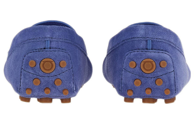 (W) FERRAGAMO Leather Loafers 'Blue Buckle' 圖 4