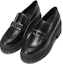 Lookbook (W) FERRAGAMO Kasut Loafer Kulit Logo 'Platform Hitam' 01D657-753950