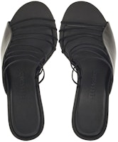 FERRAGAMO菲拉格慕 皮革 迷你綁帶 時尚涼鞋 女款 黑色 Lookbook FERRAGAMO菲拉格慕 皮革 迷你綁帶 時尚涼鞋 女款 黑色