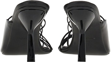 FERRAGAMO菲拉格慕 皮革 迷你綁帶 時尚涼鞋 女款 黑色 Shop FERRAGAMO菲拉格慕 皮革 迷你綁帶 時尚涼鞋 女款 黑色