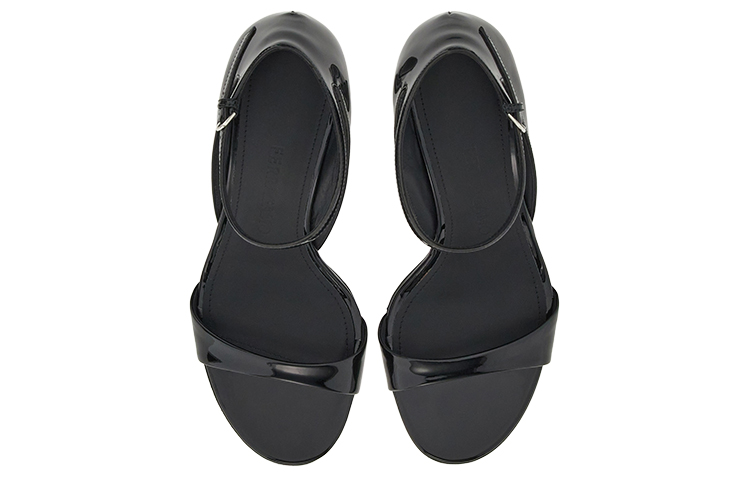 Lookbook (W) Sandal Kulit FERRAGAMO Open-Toe dengan Gesper 'Hitam' 01G484-766344