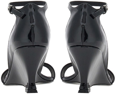 (W) 페라가모 블랙 가죽 오픈토 버클 샌들 01G484-766344 Shop (W) 페라가모 블랙 가죽 오픈토 버클 샌들 01G484-766344